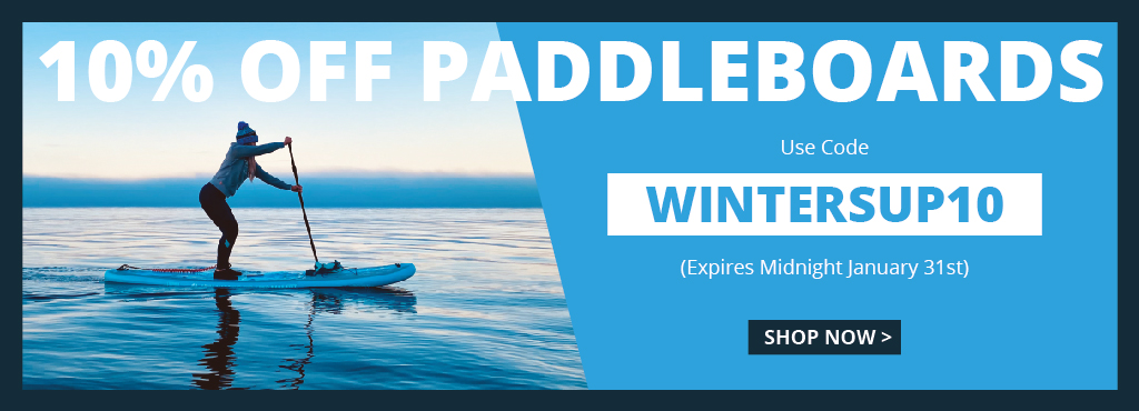 10% off all paddleboard packages through January